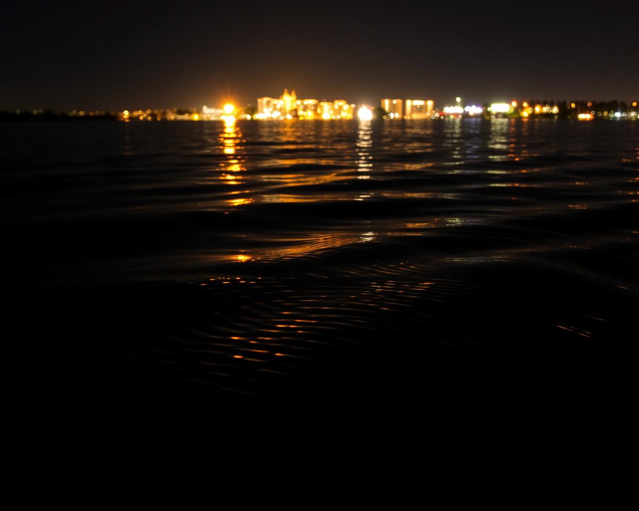 Long exposure water lights